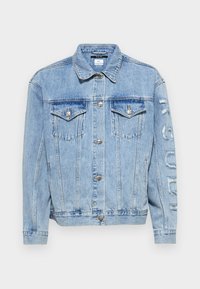 OVERSIZED TORN UP JACKET  - Jeansjacke - denim