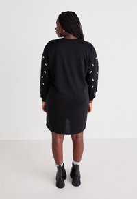 Vero Moda Curve VMCDORA ONECK SHORT DRESS  - Kasdienė suknelė - black