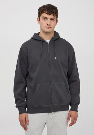 Terranova CON CAPPUCCIO A TINTA UNITA - Felpa con zip - canna di fucile