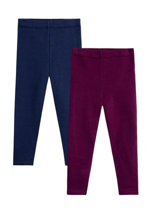 LINED PRINTED 2 PACK   - Leggings - khaki blue