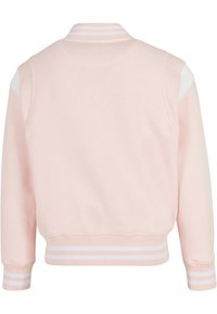 Urban Classics INSET COLLEGE  - Ľahká bunda - pink white