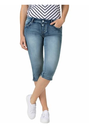 ALEENATZ - Jeans Shorts - aqua blue wash