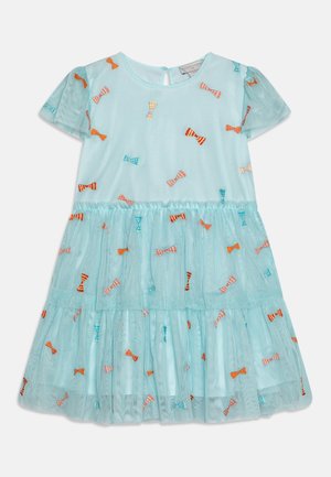 Stella McCartney Kids DRESS GIRL BOWS - Kokteilinė suknelė / vakarėlių suknelė - light blue