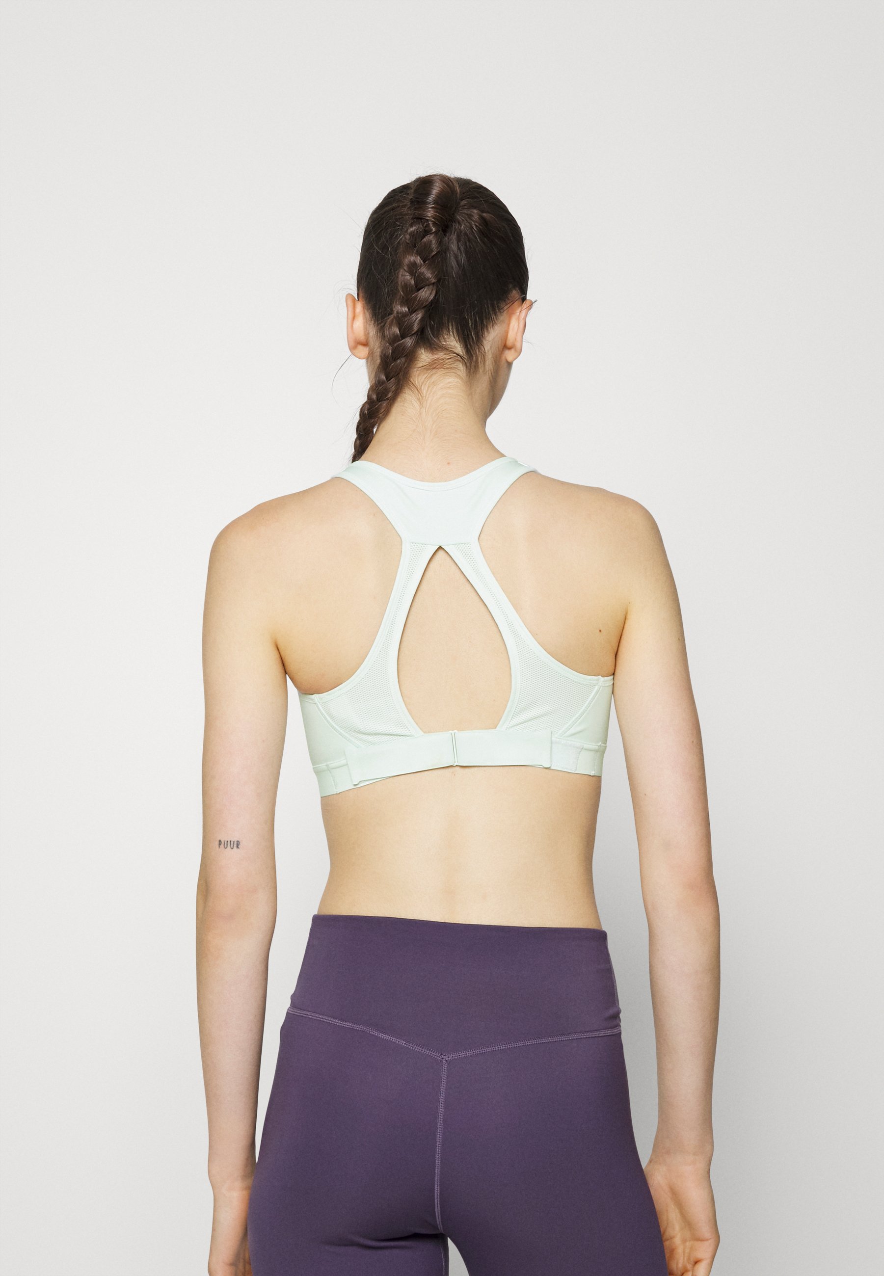 Nike Performance BRA - Sport-bh met high support - barely green/pure  platinum/black/Lichtgroen - Zalando.nl