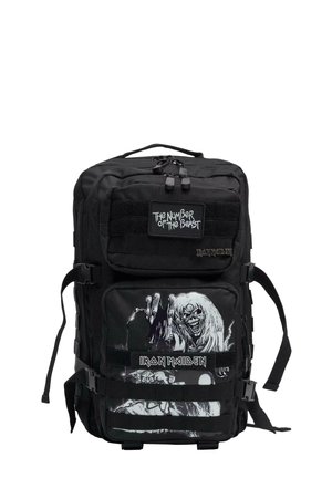 IRON MAIDEN US COOPER LARGE EDDY GLOW - Rucksack - black
