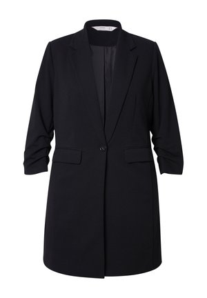 Angel of Style LONG- KOMFORT FIT 3/4-ÄRMEL MIT GEKRÄUSELTEM ABSCHLUSS - Krátký kabát - black