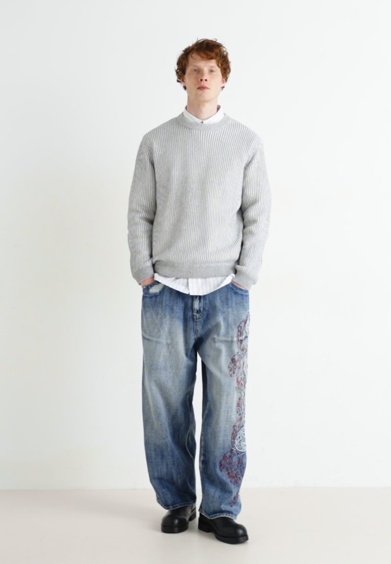 【JADED LONDON】 送料関税込み Layered Tribal Colossus Jeans Layered Tribal XL Colossus Jeans | Jaded London | Clothing