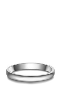 Anillo de metal con un acabado plateado liso y pulido. Tiene una forma sencilla y redonda, es estrecho y presenta un diseño minimalista.