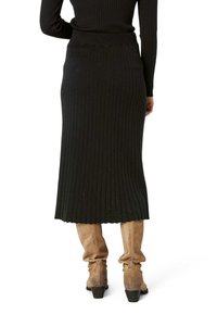 Noa Noa VIBENN - A-line skirt - black