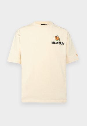 New Era CITY GRAPHIC TEE - T-shirt print - beige