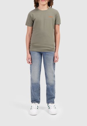 CREWNECK - T-shirt print - dark army