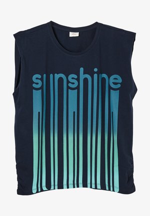 MIT FRONTPRINT - Top - navy