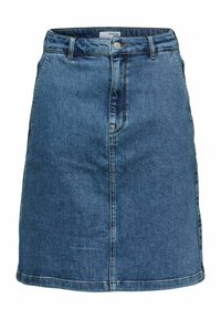 Selected Femme A-linjekjol - dark blue