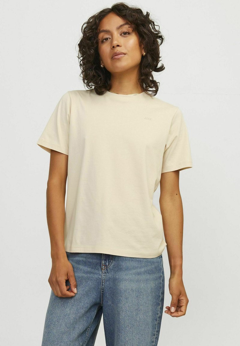 JJXX JXANNA EVERY LOGO TEE - T-shirts basic - fog
