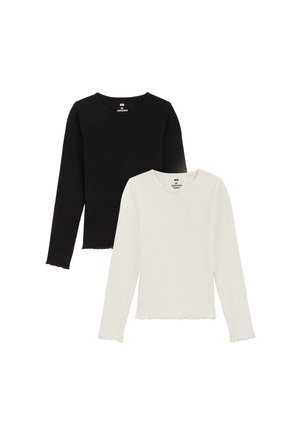2 PACK - Långärmad tröja - black