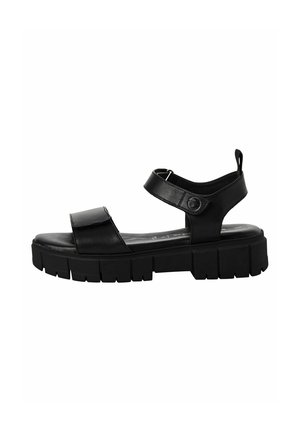Platform sandals - black
