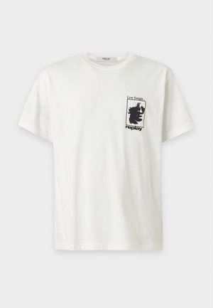 Replay, CHESTPRINT - T-shirts print - natural white