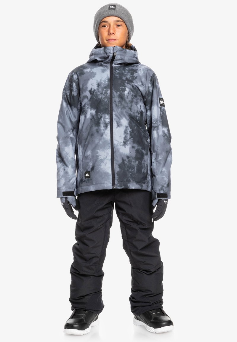 Quiksilver MISSION PRINTED YOUTH JK Snowboardjacke true black quiet