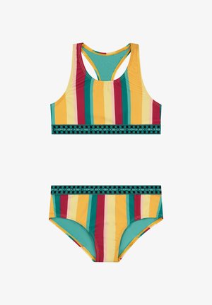 CHARLIE RACERBACK - HIPSTER SET - Bikini - multicolour soft stripe
