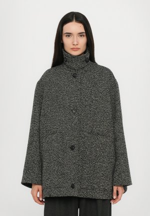 Palton scurt - grey heather