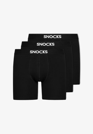 SNOCKS 3 PACK - Boxer aderenti - schwarz