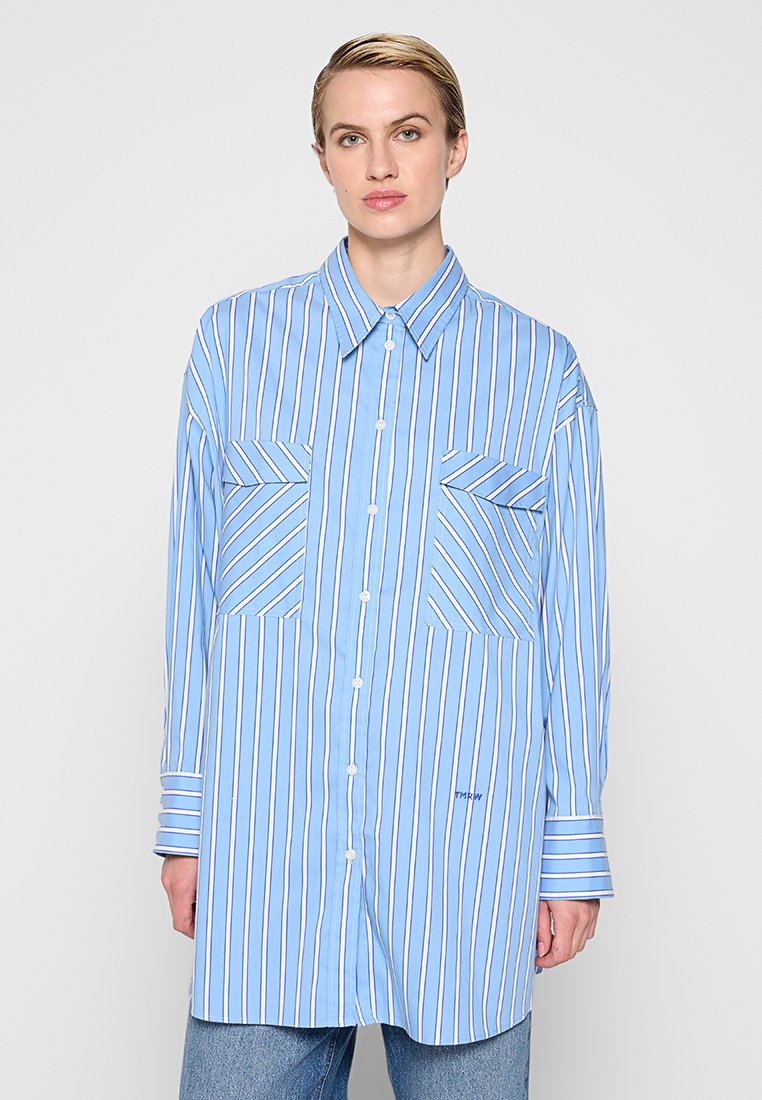 Tomorrow Overhemdblouse blauw Tomorrow Overhemdblouse blauw