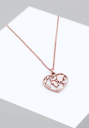 HEART MAP - Halskæder - rose gold-coloured