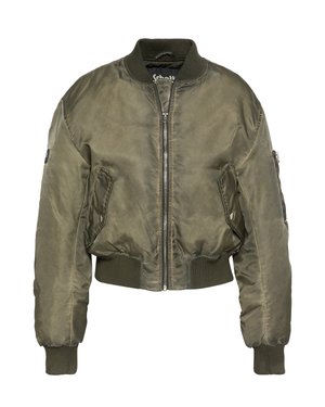 Schott SCHOTT WOMEN'S OVERSIZED WASHED BOMBER JACKETS - Blouson Bomber - kaki