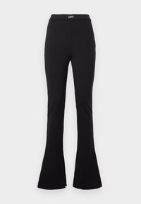 SLEEK SPLIT - Pajkice – hlače - black/white