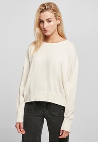 Urban Classics OVERSIZED - Strikkegenser - whitesand