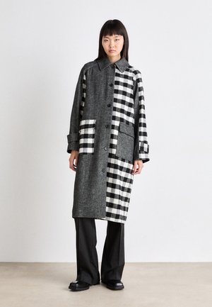 BONDU JAMI COAT - Klasický kabát - black/arctic wolf