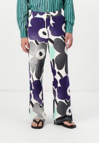 Marimekko VARRET UNIKKO UNISEX - Treniņtērpa apakšdaļas - off white/mint/violet