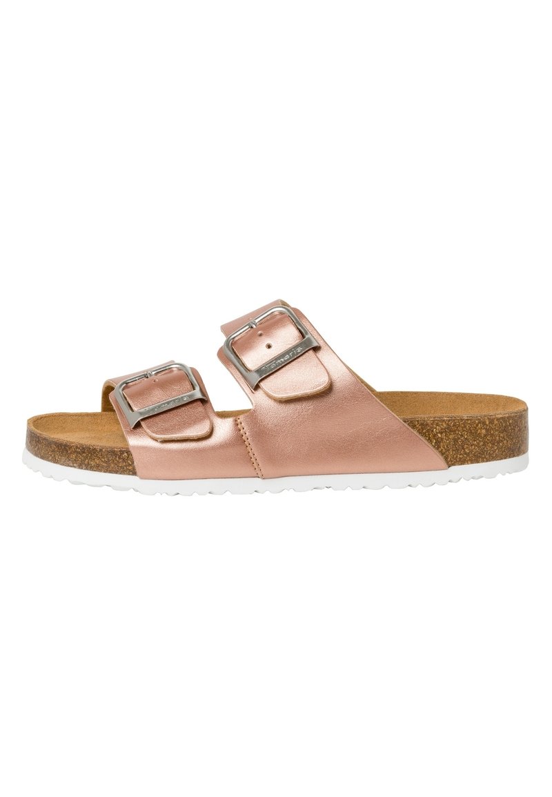 Tamaris - Pantolette flach - rose gold, Vergrößern