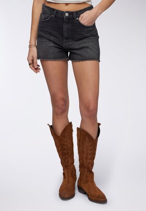 Shorts di jeans - nero denim
