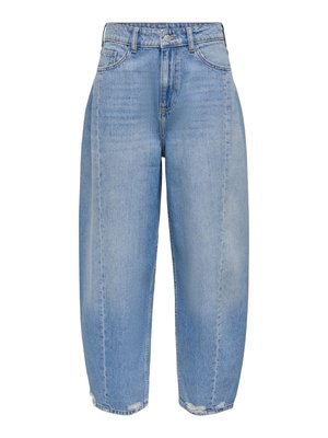 JDY, BALLOON FIT JEANS JDYSUSIE MID WAIST BARREL FIT JEANS - Jean baggy - light blue denim