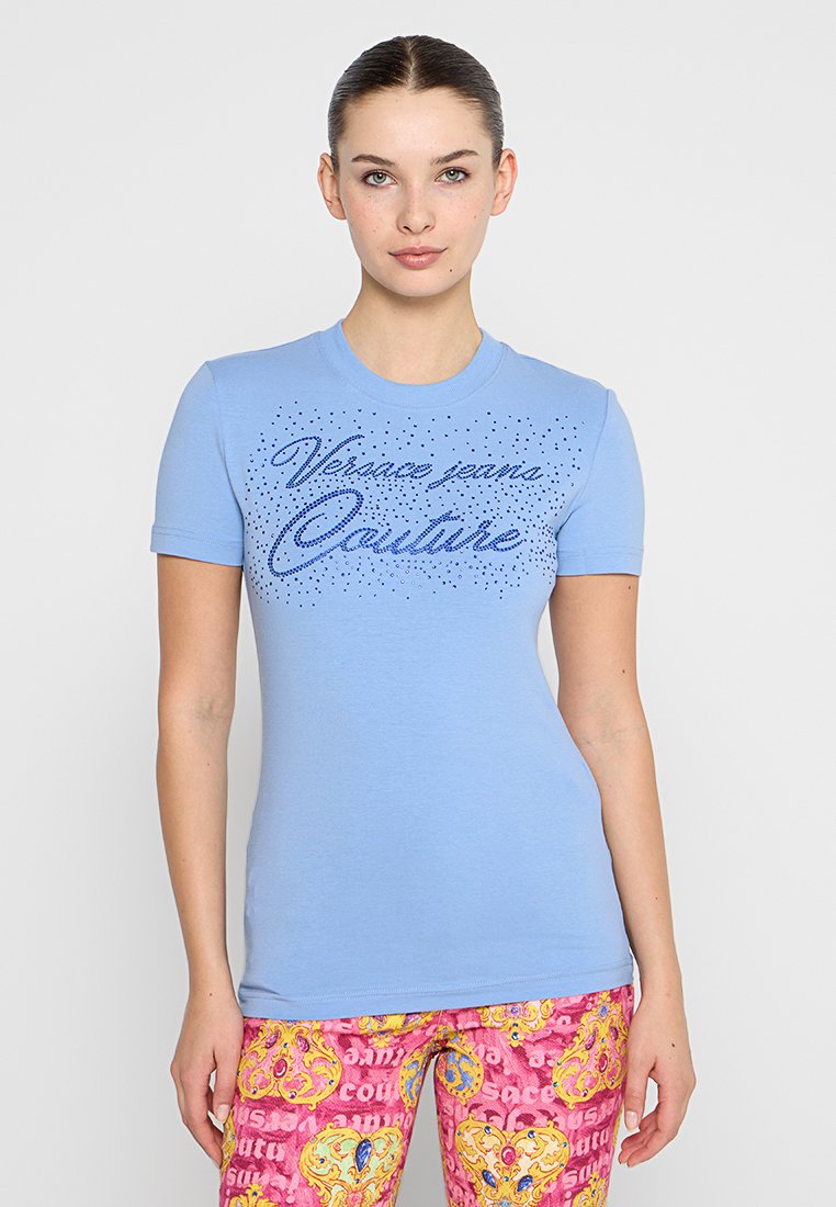 Versace Jeans Couture T-shirt print blauw