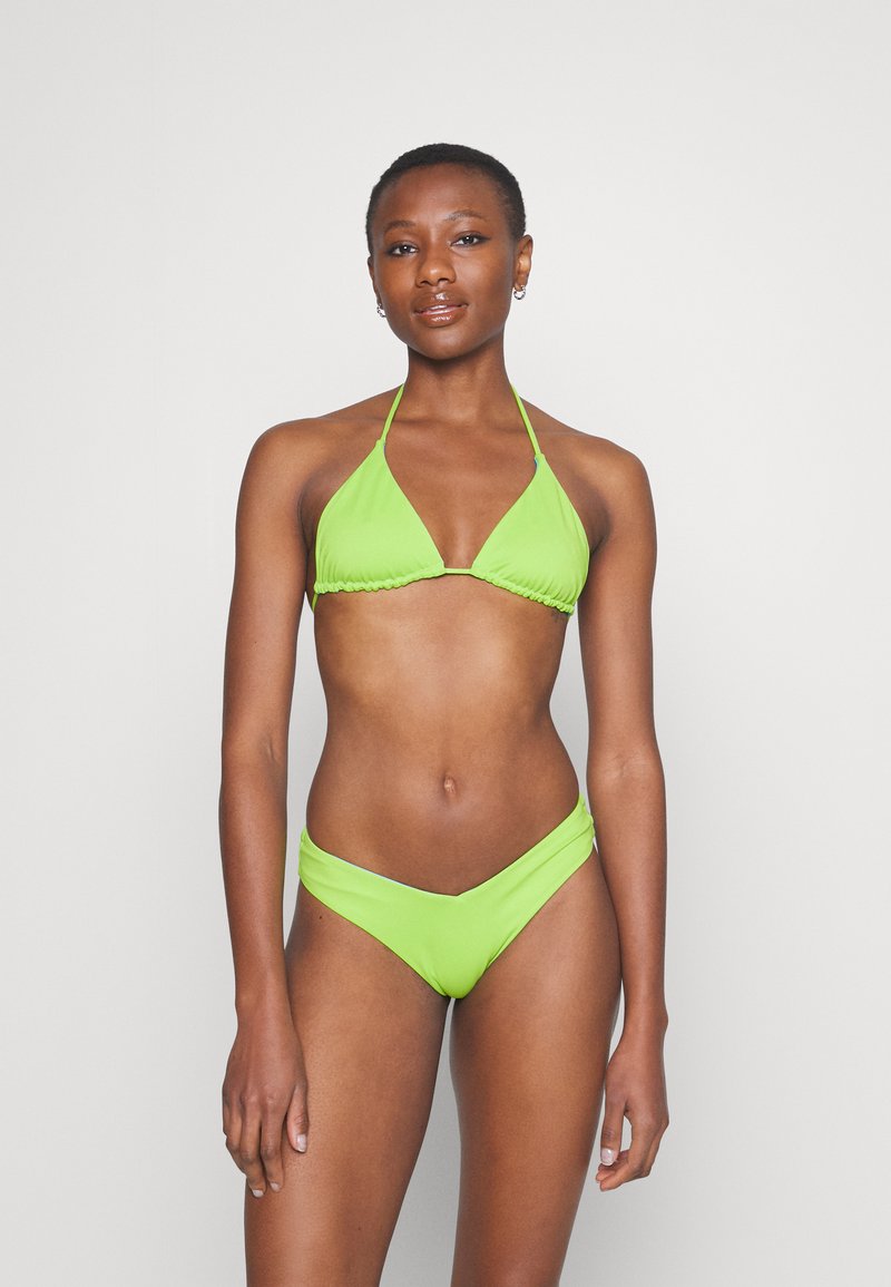 Cotton On Body REVERSIBLE SLIDER FRONT BRAZILIAN SET Bikiinid lemon lime/caribbean/roheline