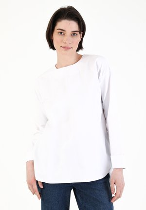 CREW NECK POPLIN REFKA  - Blouse - off white