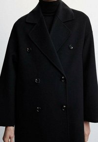 Mango Klassisk frakke - black