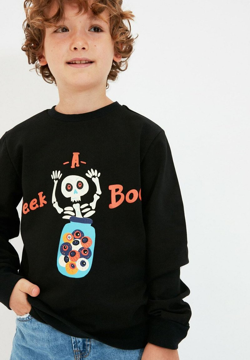 Kinder Pullover | Trendyol Sweatshirt black/schwarz - BY75298 Kinder Pullover | Trendyol Sweatshirt black/schwarz - BY75298