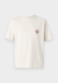 Jack & Jones JORBILLYBURG TEE 3 PACK - T-shirt con stampa - black/bright white/skyway/nero Jack & Jones JORBILLYBURG TEE 3 PACK - T-shirt con stampa - black/bright white/skyway/nero