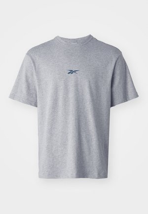 Reebok NO MATTER THE TEST - Print T-shirt - medium grey heather