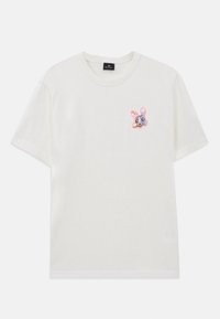 MEN BUNNY HEAD - Basic póló - white