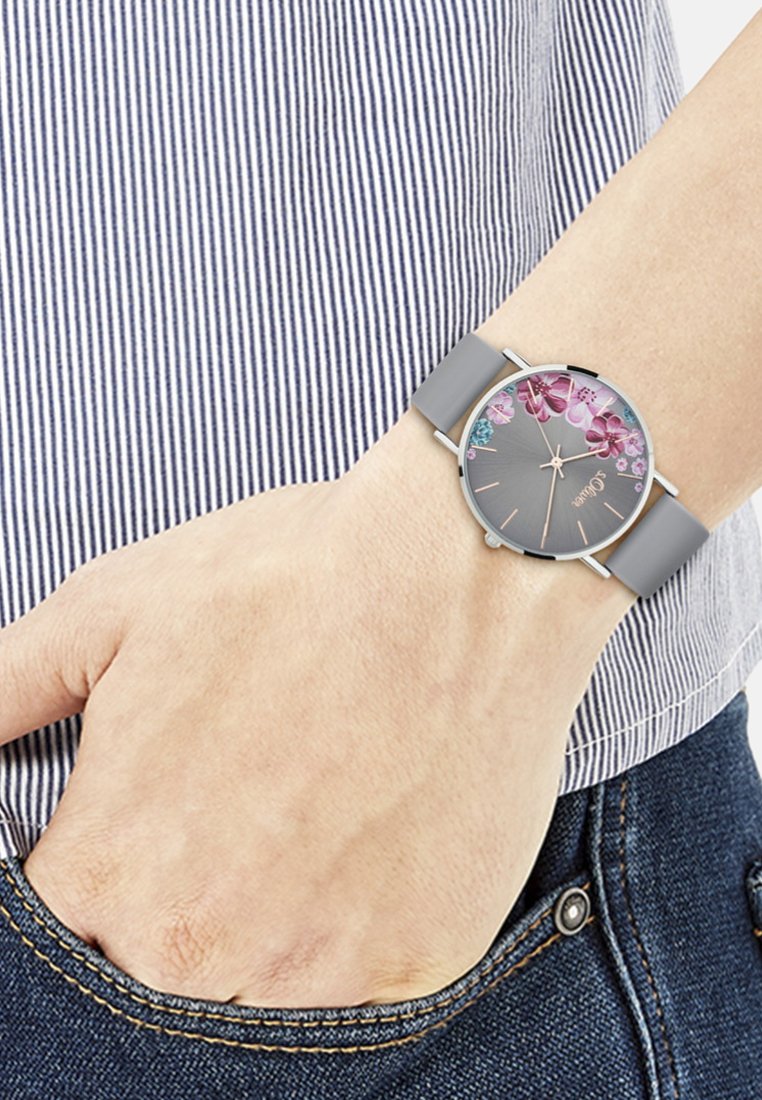 s.Oliver MODERN STATEMENT - Montre - grau