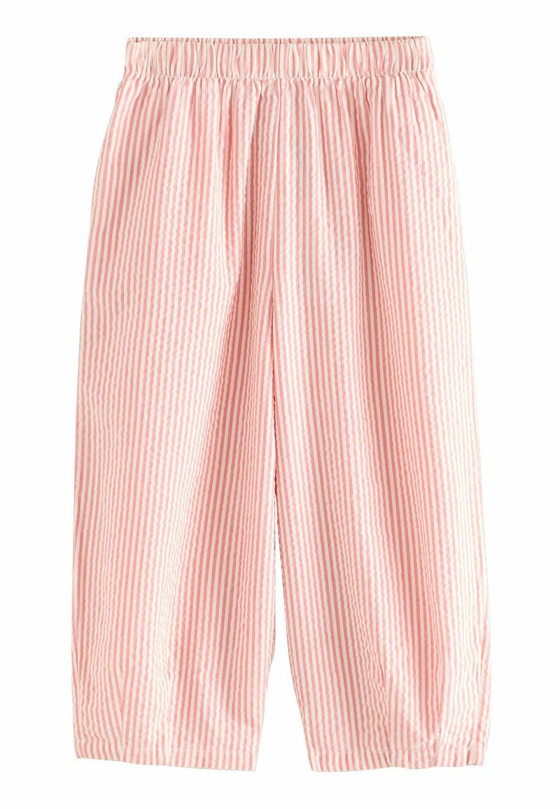 Next - REGULAR FIT - PULL ON BARREL  - Hlače - pink stripe, Povečajte