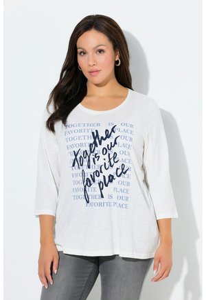 TOGETHER GRAPHIC TEE - T-shirt à manches longues - off-white
