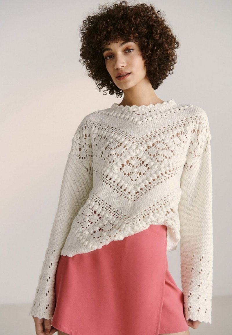 Guido Maria Kretschmer Collection Trui - hellbeige