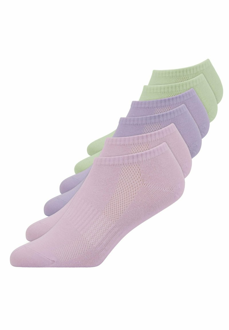 SNOCKS 6 PACK - Socken - hellrosa/hellviolett/hellgrün
