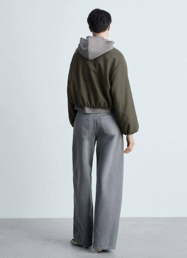 Zip-up sweatshirt - khaki3