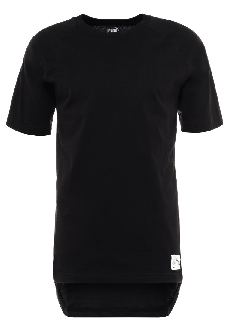 Puma CASUALS GRAPHIC TEE - Triko s potiskem - black/charcoal gray